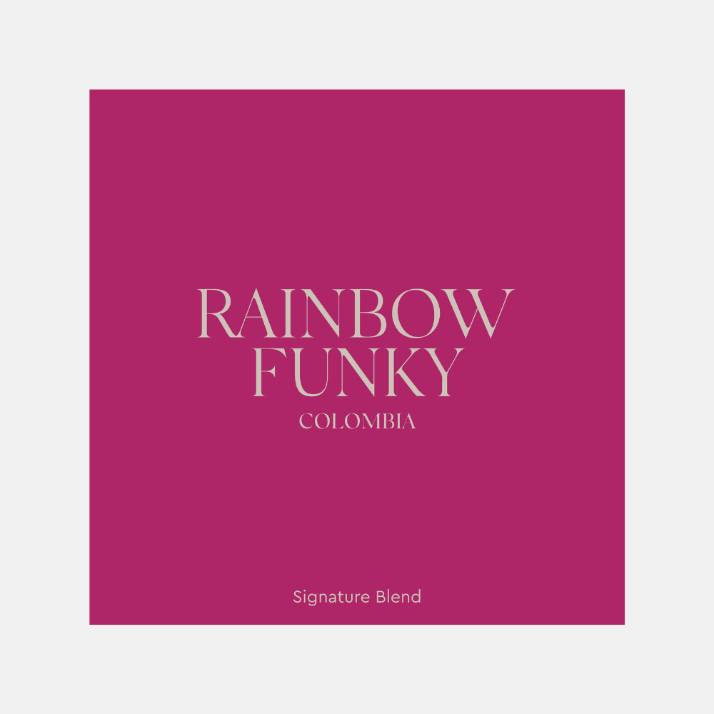 Rainbow Funky Card